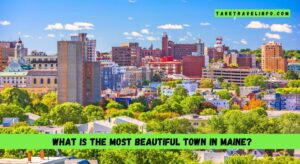 What is the most beautiful town in Maine?