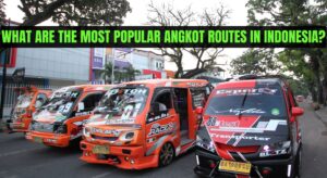 What are the Most Popular Angkot Routes in Indonesia?