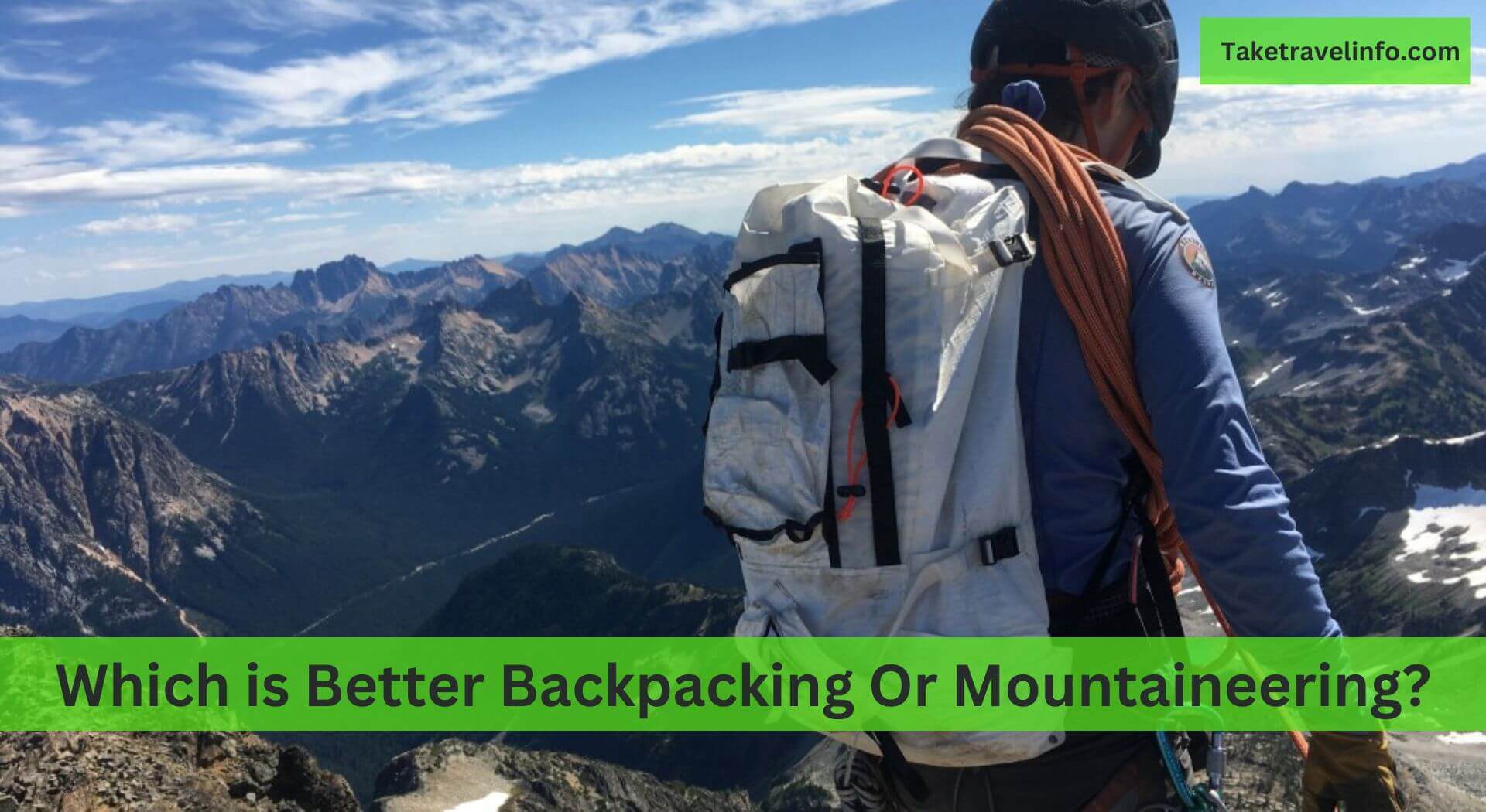Mountaineering Vs Backpacking