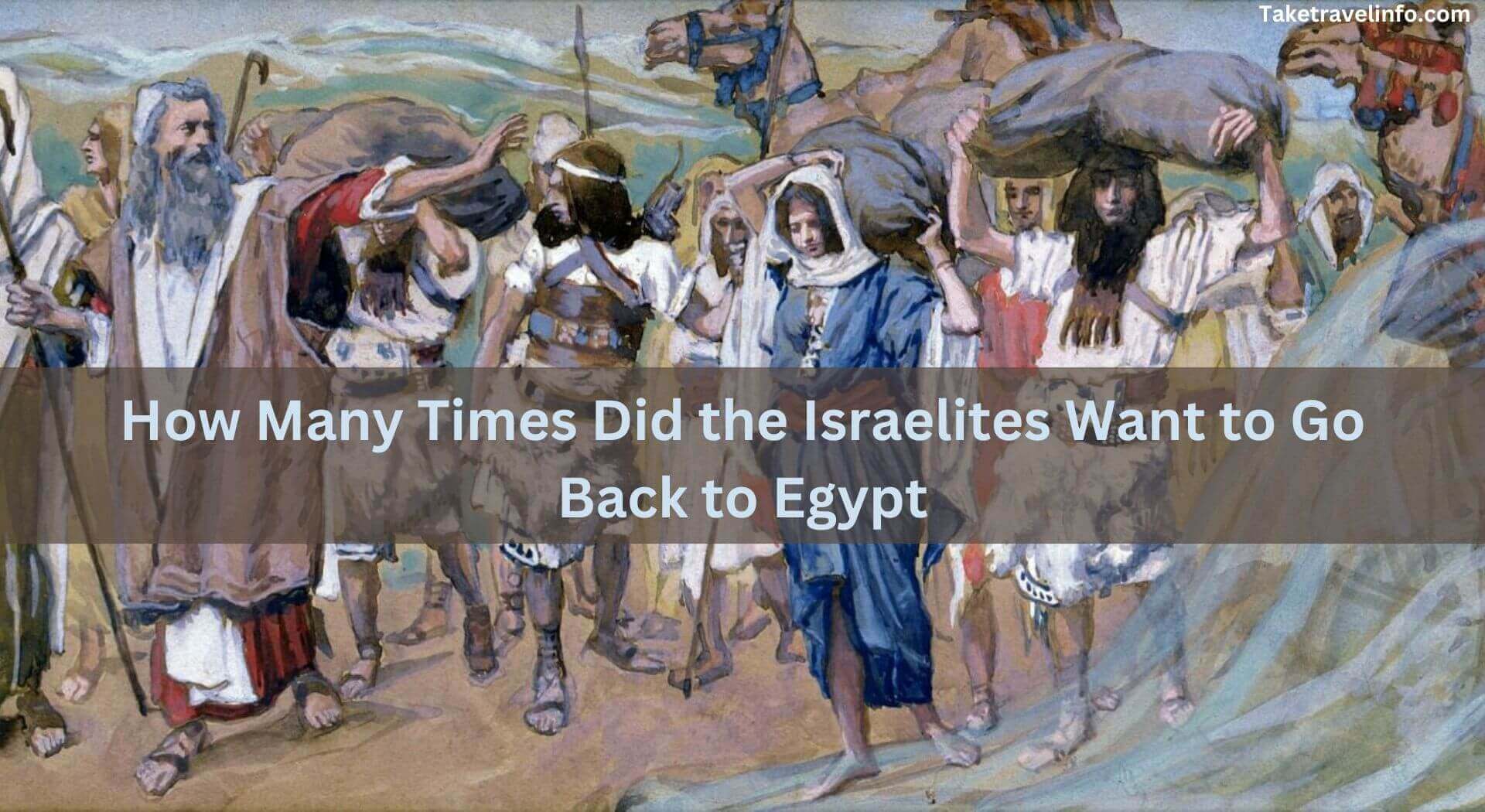 How Many Miles Did the Israelites Travel from Egypt to Canaan?