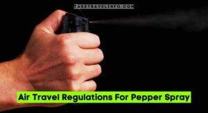 Air Travel Regulations For Pepper Spray