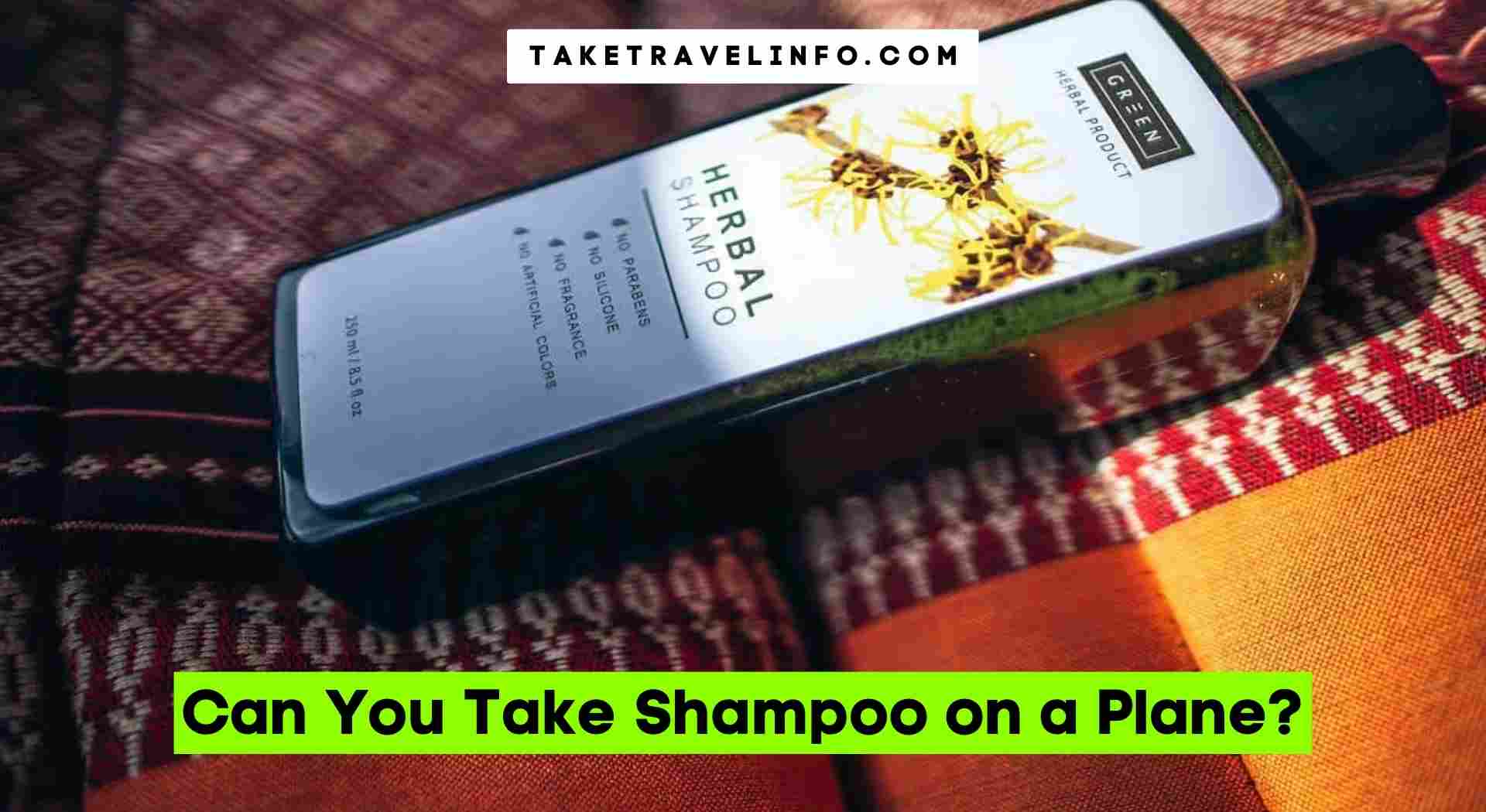 Can You Take Shampoo on a Plane