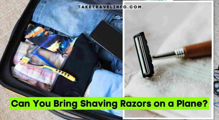 Can You Bring Shaving Razors on a Plane