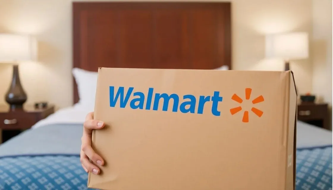Walmart delivery ordering screen showing available shopping options