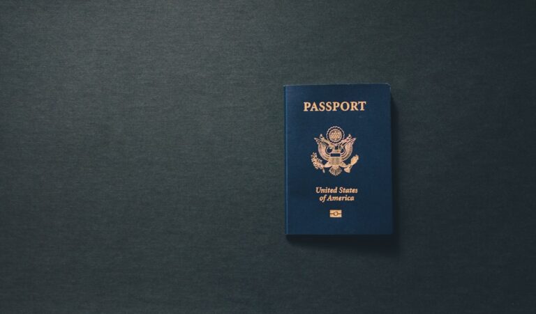 Photo passport stamp