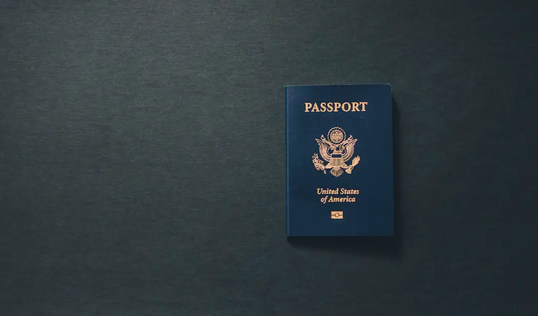 Photo passport stamp