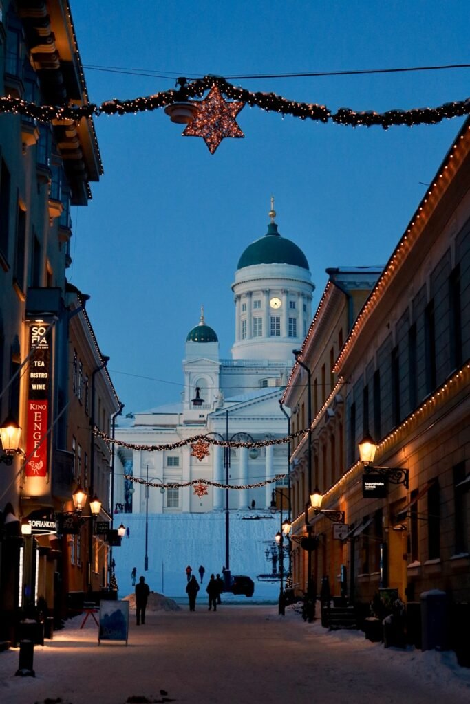 Photo Helsinki Finland winter