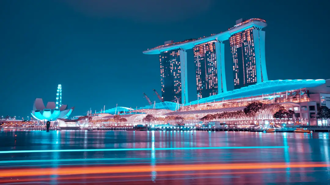 Photo Singapore city skyline