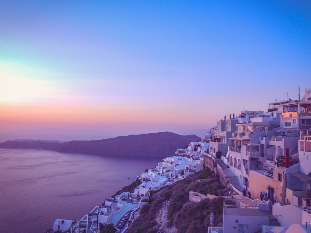 Photo Santorini sunset