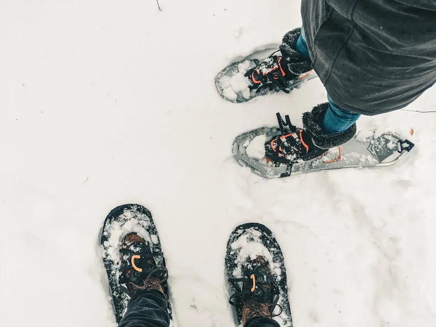 Insulated winter boot for hiking in snowy conditions