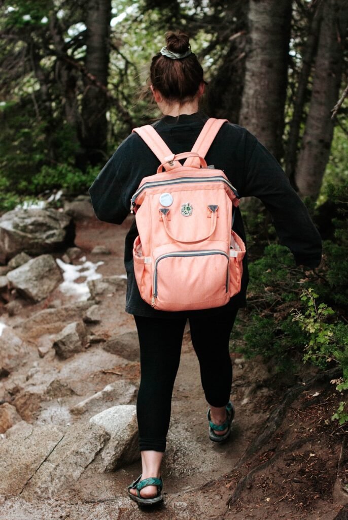 Photo "How to wear a hiking backpack"