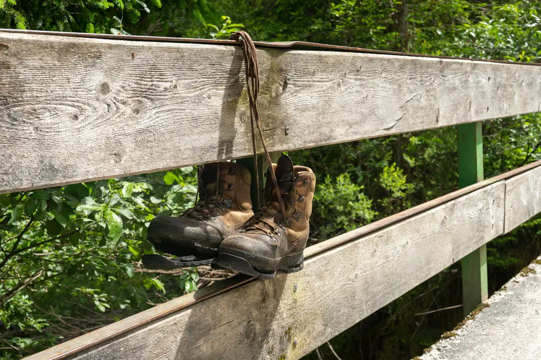 Photo Hiking boot