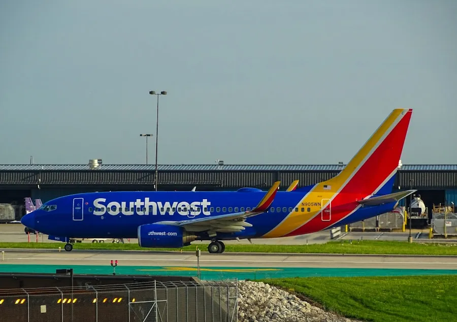 Southwest Airlines booking confirmation and payment screen