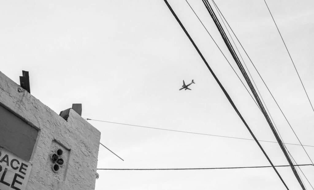 Photo Airplane routes