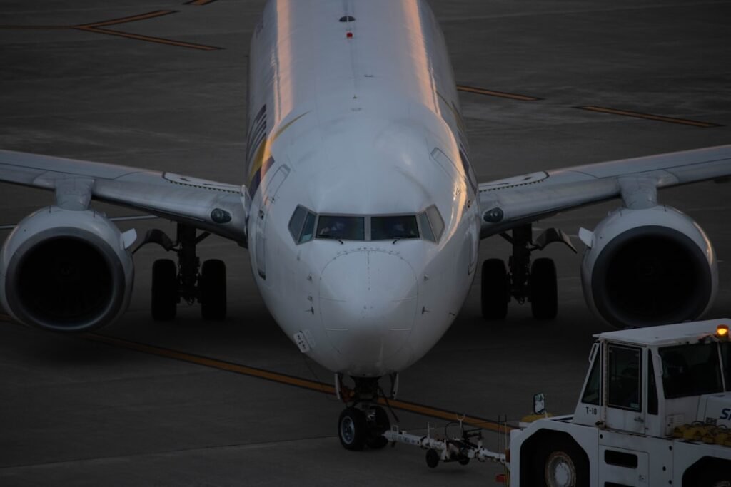 Photo Airplane departure