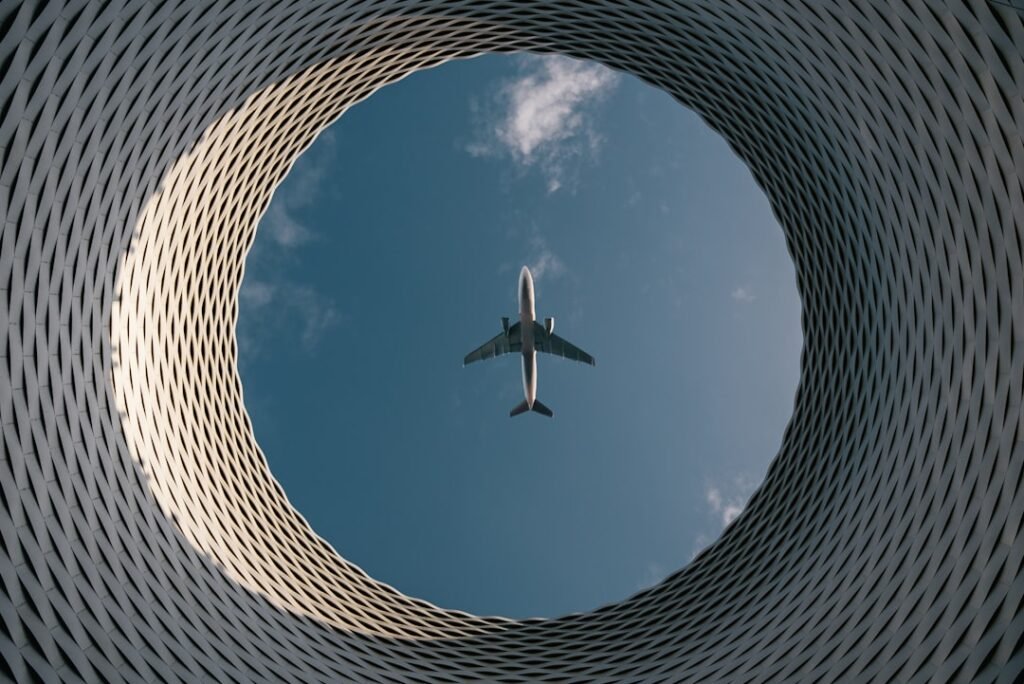 Photo Airplane routes