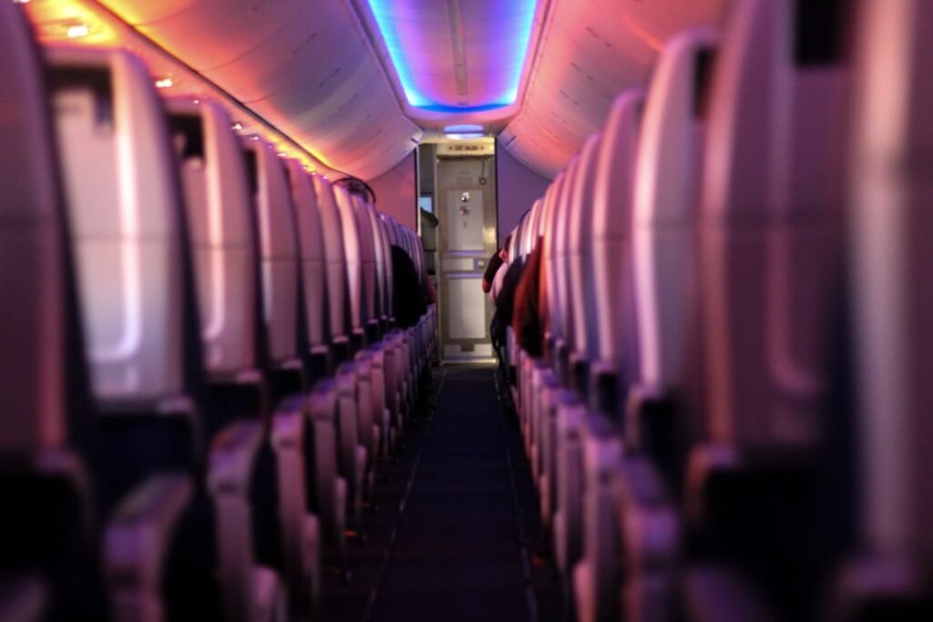 Fly Now, Pay Later: Airlines Accepting Afterpay Photo Airplane interior