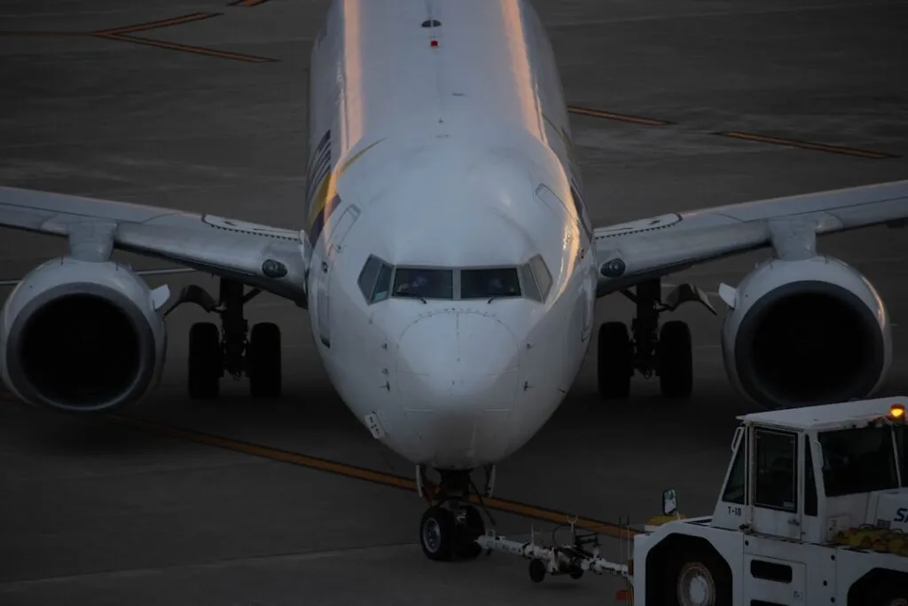 Photo Airplane departure