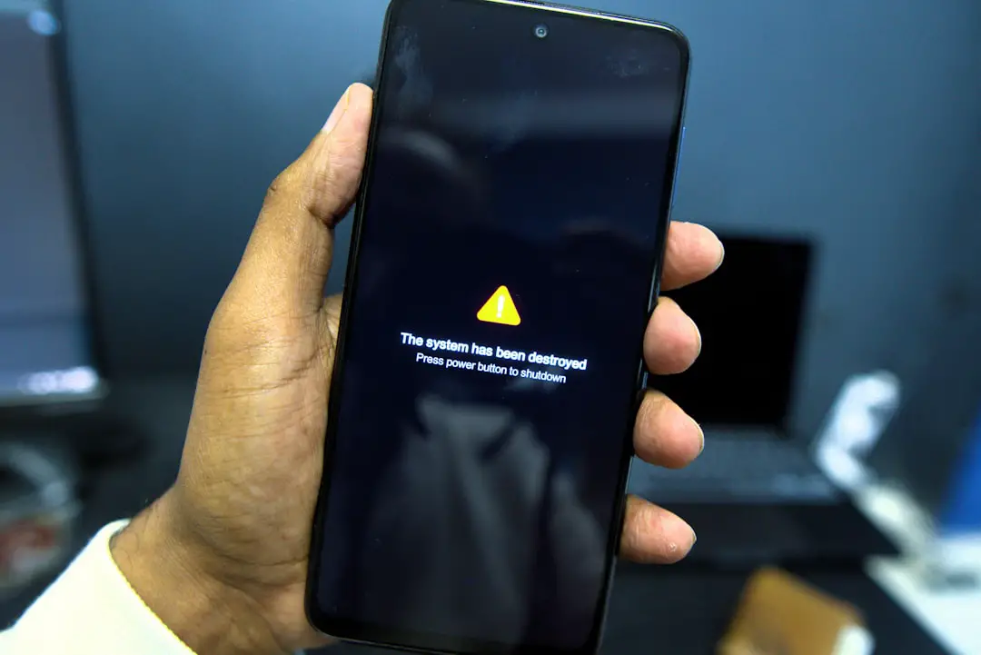Photo Error message