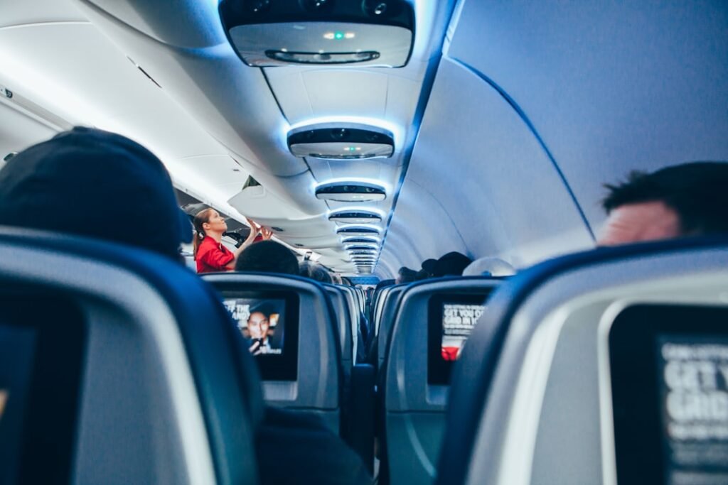 Photo Airplane interior