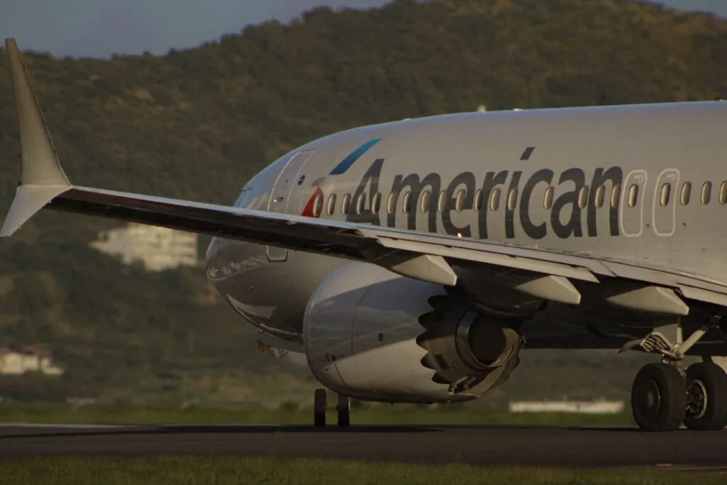 Photo American Airlines receipt