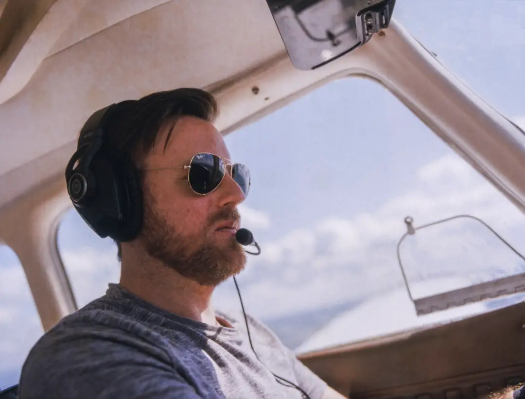 Photo Pilot with beard