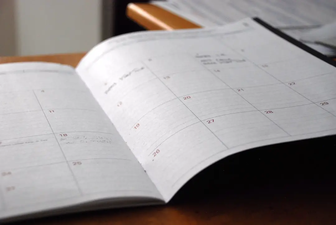 Photo Airline calendar