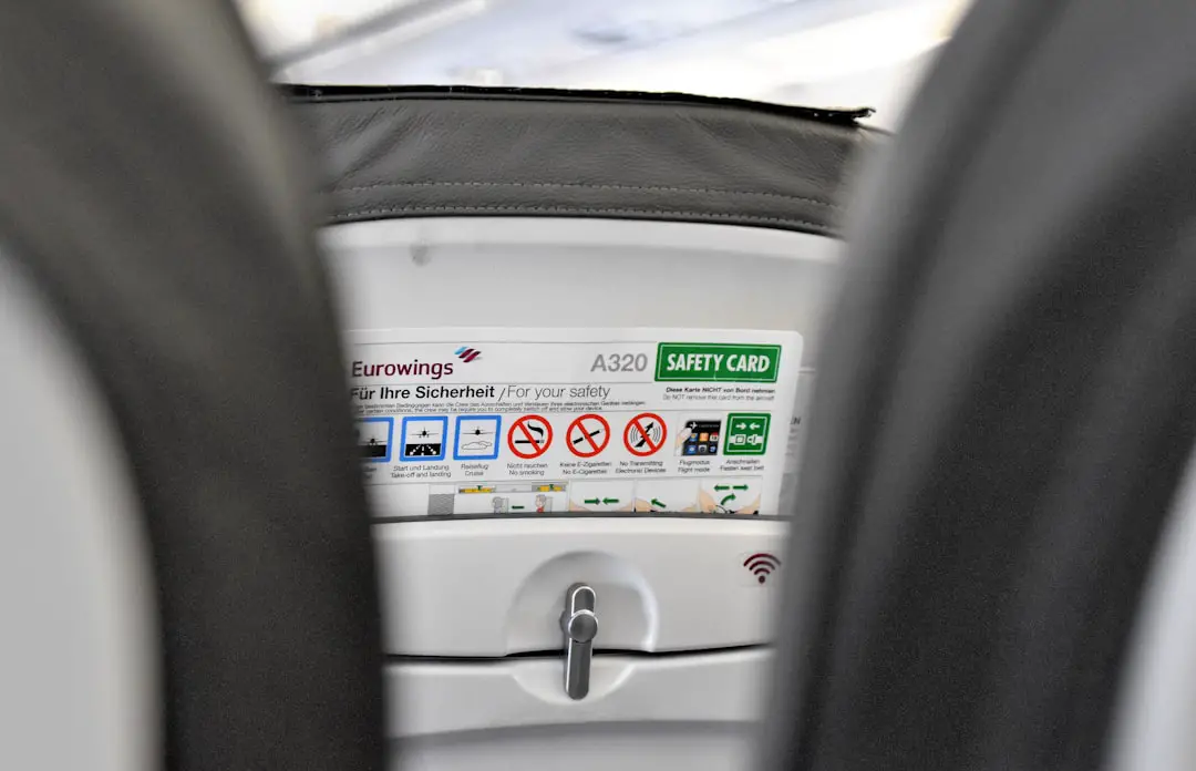 Photo Airplane safety