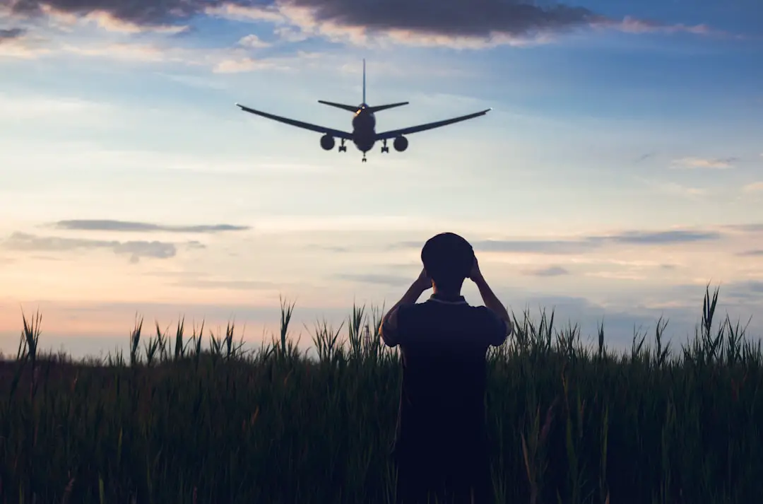 Photo Airplane landing