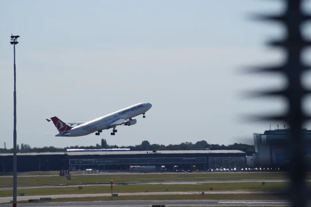 Photo Airplane departure