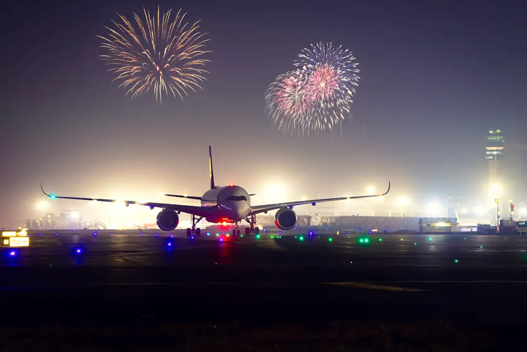 Photo Airplane landing