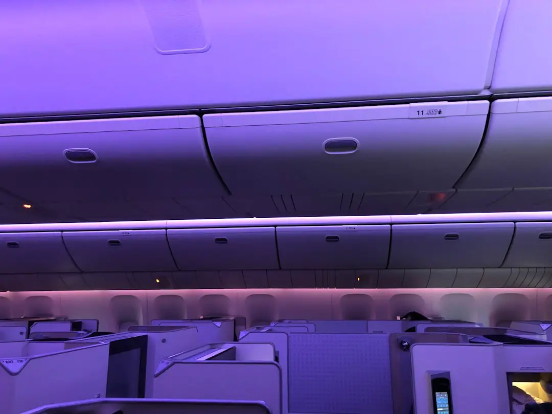 Photo Airplane interior