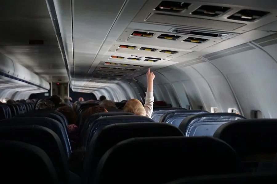 Passengers boarding a Contour Airlines regional jet