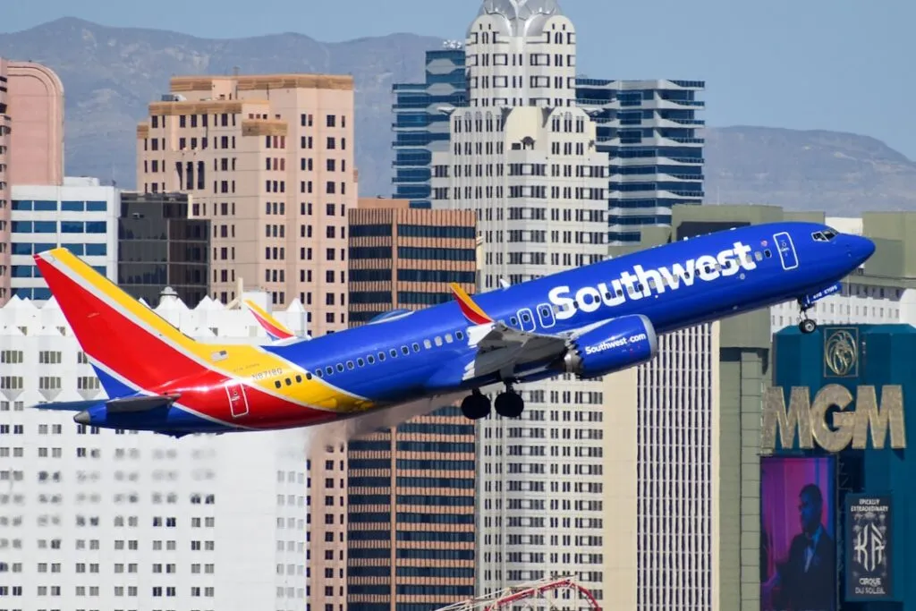 Photo Southwest Airlines receipt