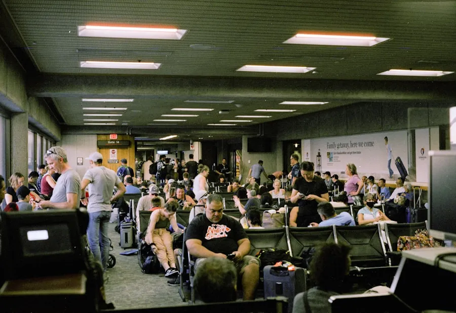 Southwest Airlines terminal area at Harry Reid International Airport in Las Vegas