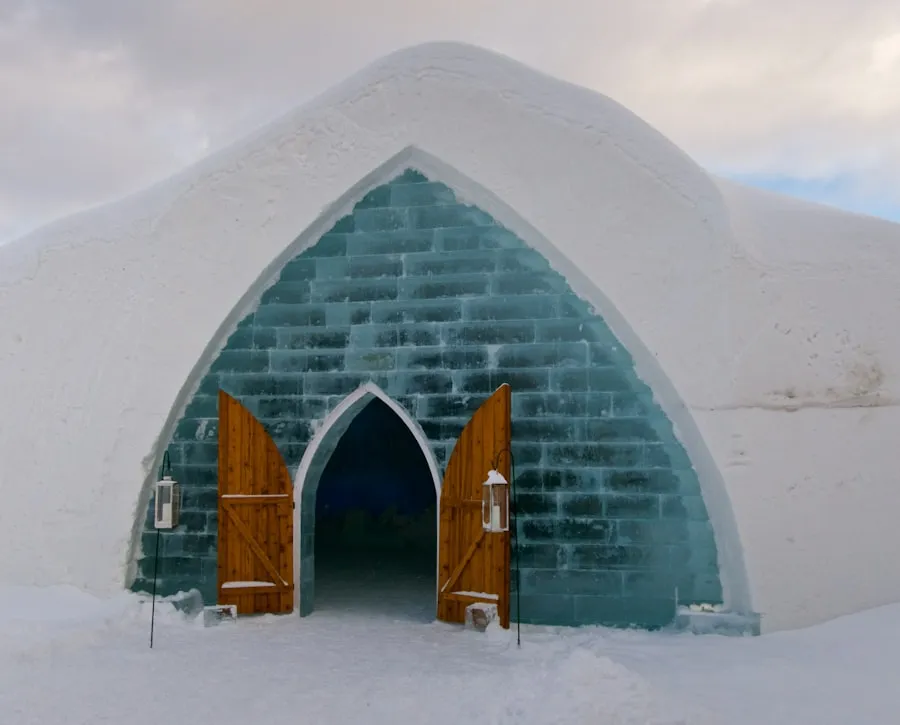Discover the Magical Ice Hotel in Sweden Sculpted ice room inside ICEHOTEL in Jukkasjärvi, Sweden