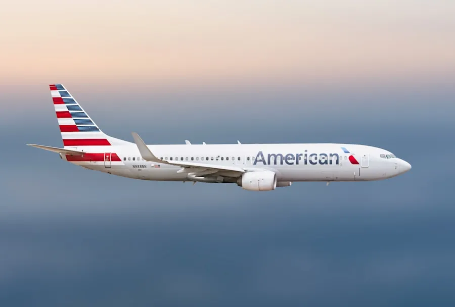 American Airlines aircraft in flight