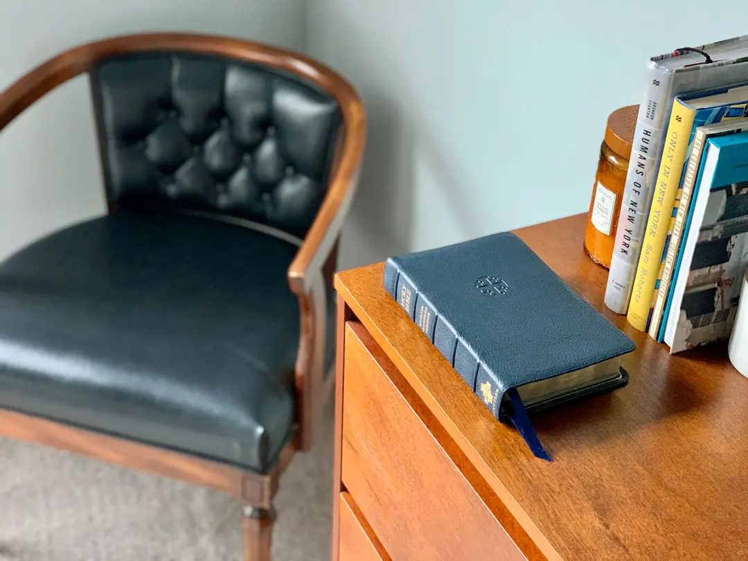 Photo book hotel room