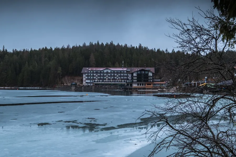 Discover the Magical Ice Hotel in Sweden Ice Ceremony Hall prepared for a winter wedding at ICEHOTEL