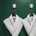 Photo hotels towels white