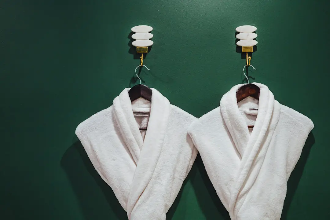 Photo hotels towels white