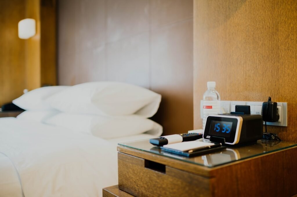 Photo vape in hotel room