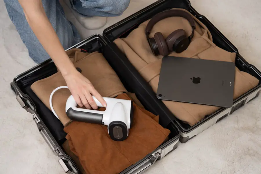 Photo measure luggage