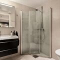 Photo clean glass shower doors