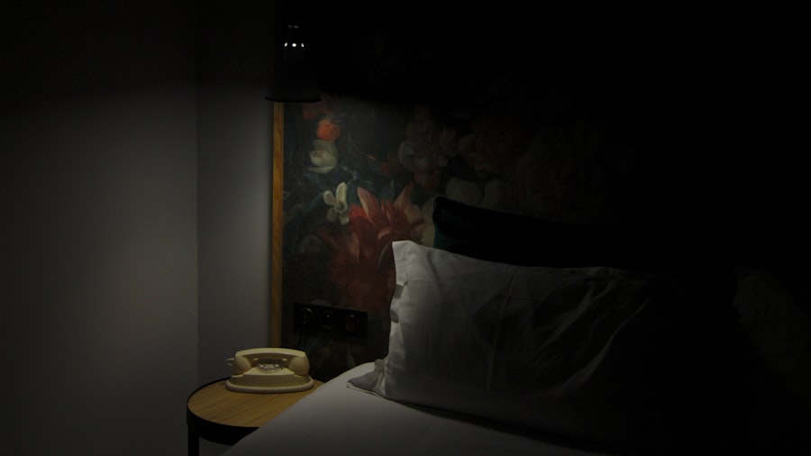 Photo hotel room night