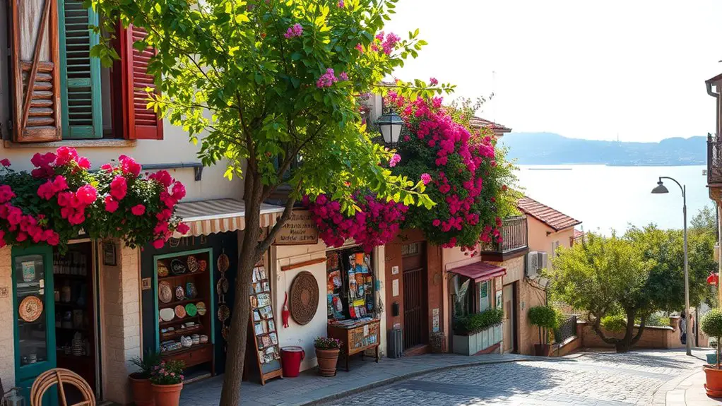 artisan boutiques and caf s