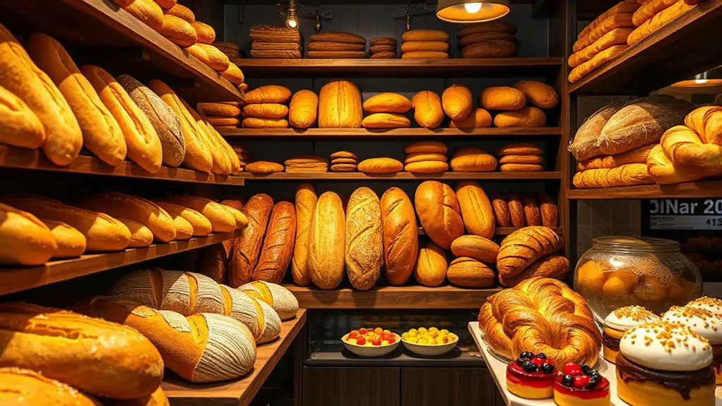 artisan breads and desserts