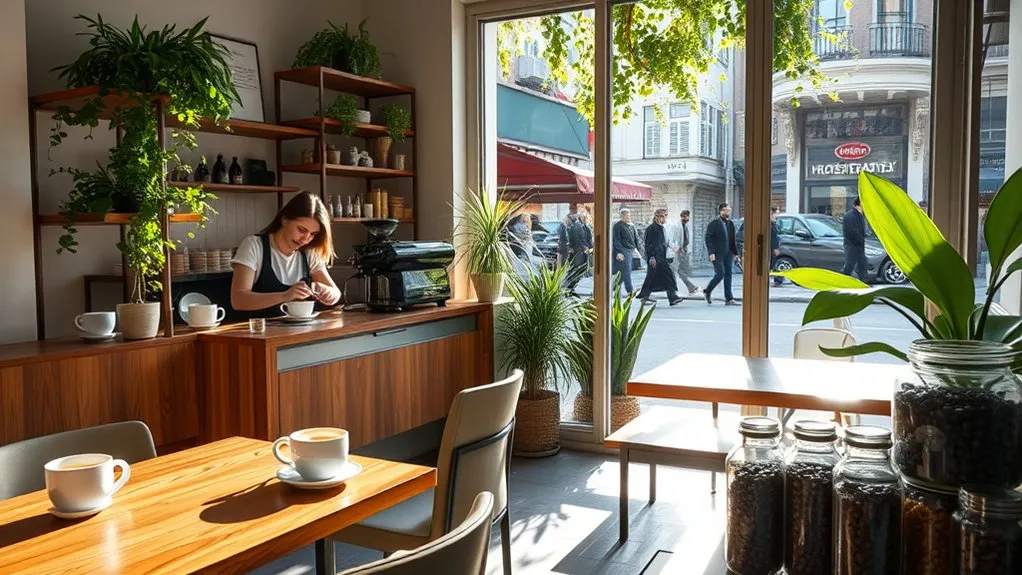 Best Cafes in Kadikoy Specialty coffee brewing equipment at a modern Kadıköy cafe