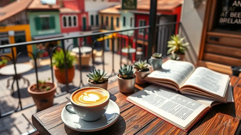 artisanal coffee with views