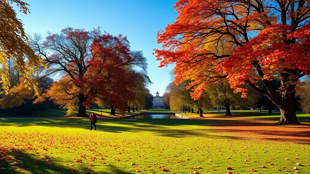 autumn colors and wildlife
